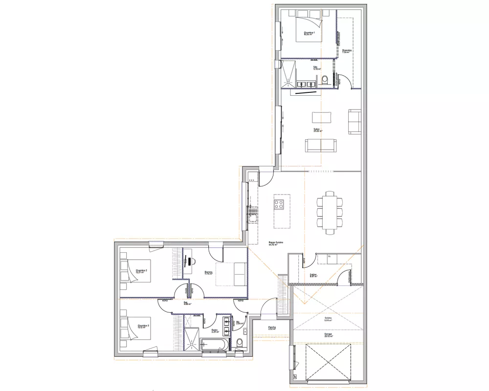 Image du modèle de maison PLAN OLIVIA RDC