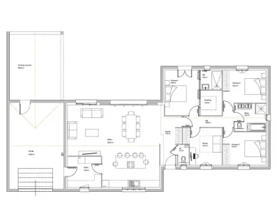 Image du modèle de maison PLAN CALATHÉA RDC
