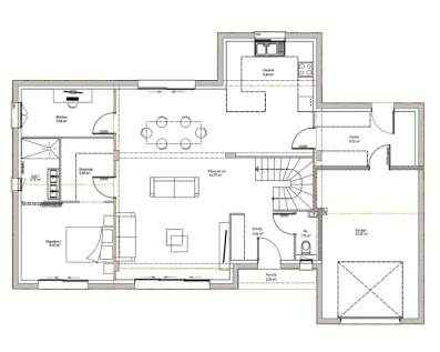 Image du modèle de maison PLAN JASMIN RDC