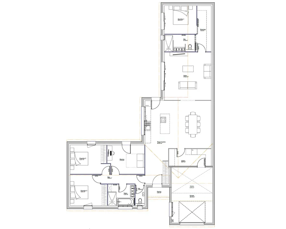 Image du modèle de maison PLAN OLIVIA RDC