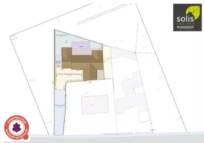 Image du modèle de maison Implantation projet Plein Sud