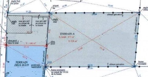 Image du terrain Terrain à bâtir de 530 m2 au prix de 85000 € à MARENNES.