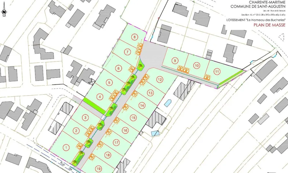 Image du modèle de maison Plan de composition Les BUCHERIES 