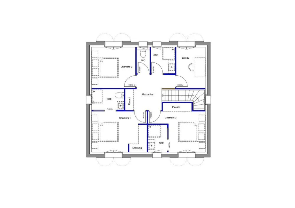 Image du modèle de maison R+1 - copie