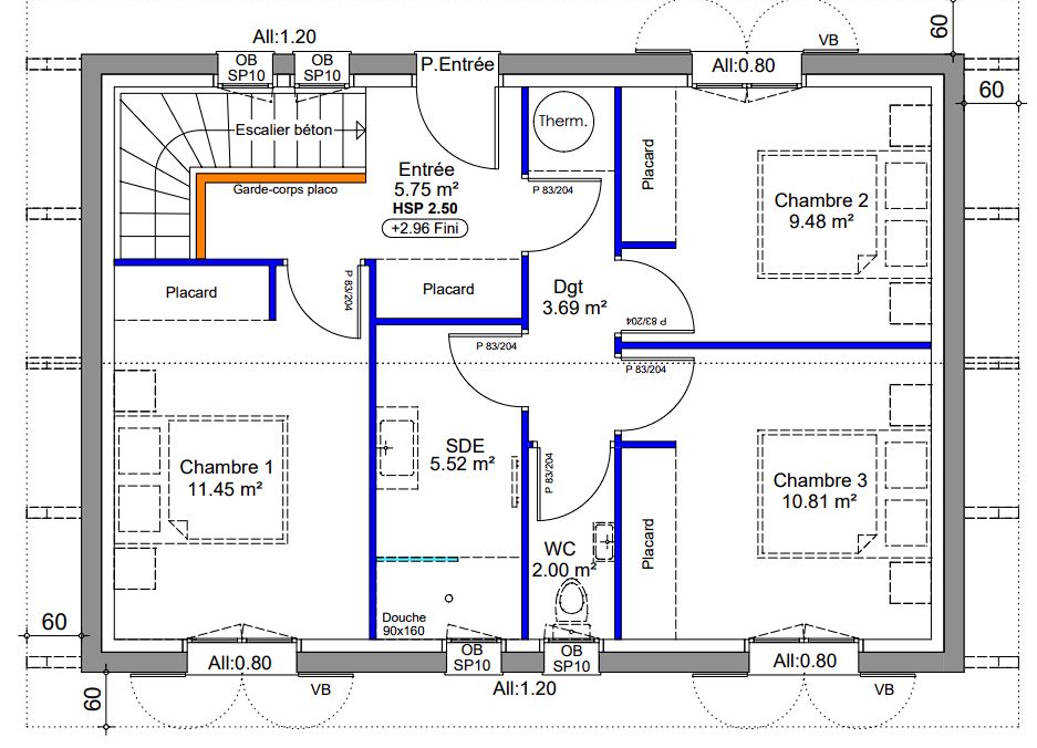 Image du modèle de maison ETAGE