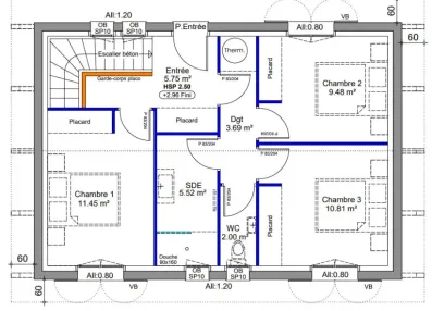 Image du modèle de maison ETAGE