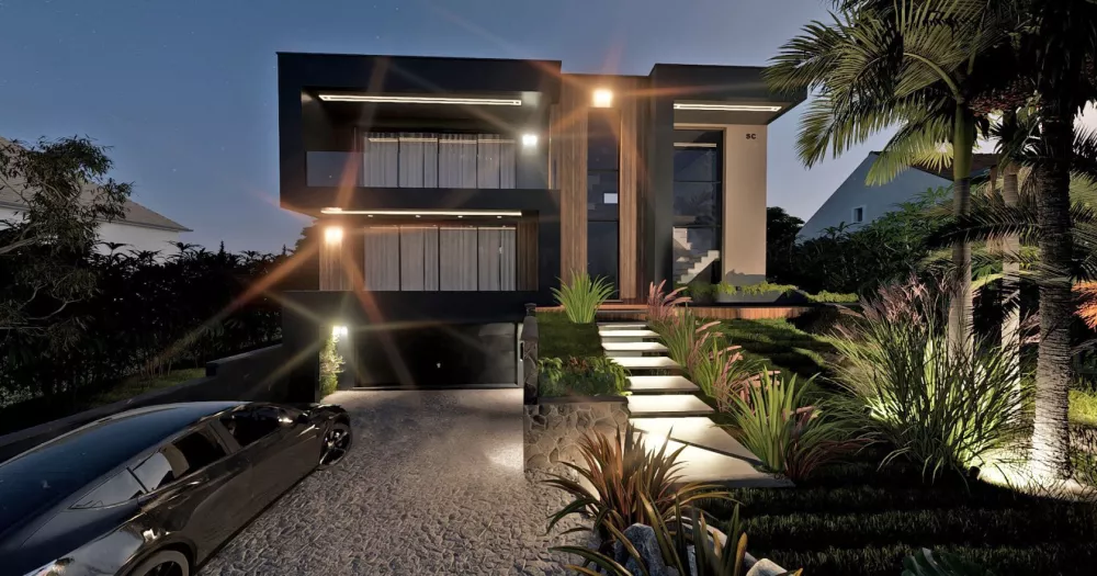 Image du modèle de maison FACADE NUIT TEST DROIT