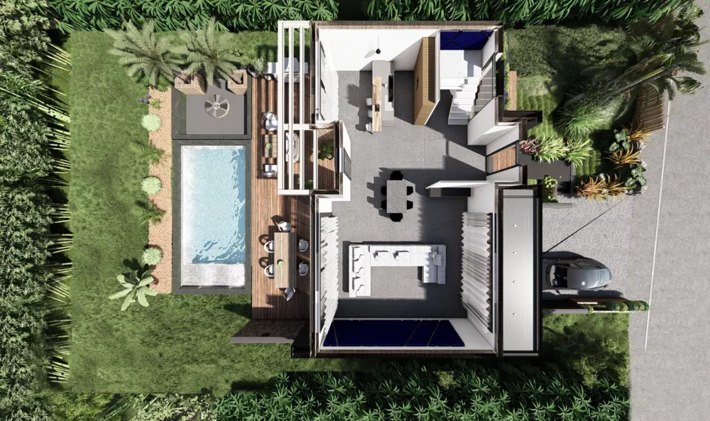 Image du modèle de maison VUE PLAN DE MASSE