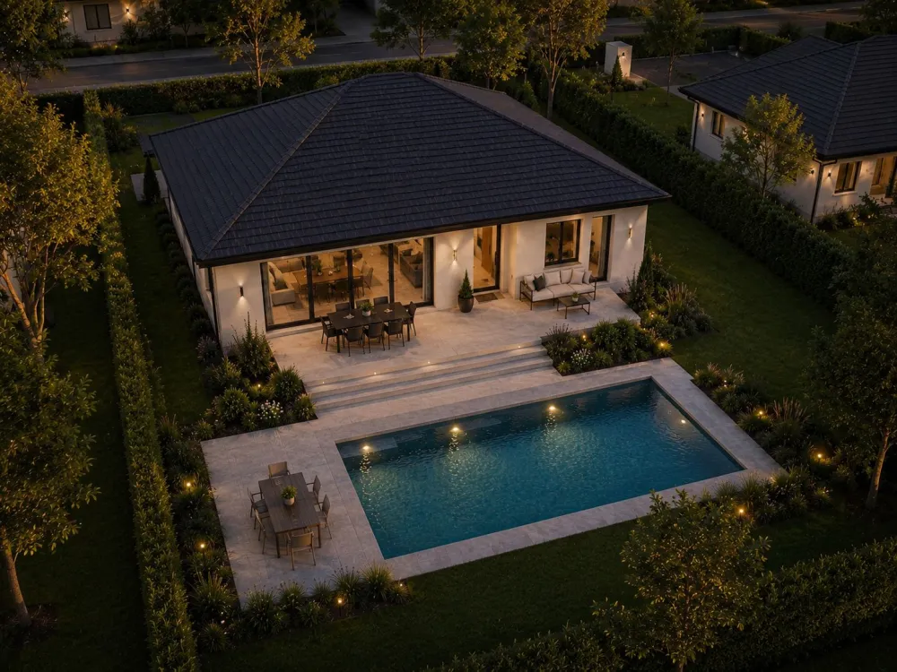 Image du modèle de maison 4 VD façade Arrière PP 100m2-V2