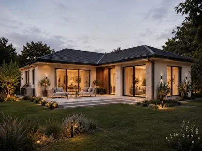 Image du modèle de maison 3 Façade Arrière PP 140m2 sans piscine-V1