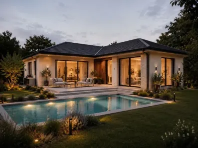 Image du modèle de maison 2 Façade arrière PP 140m2-V2