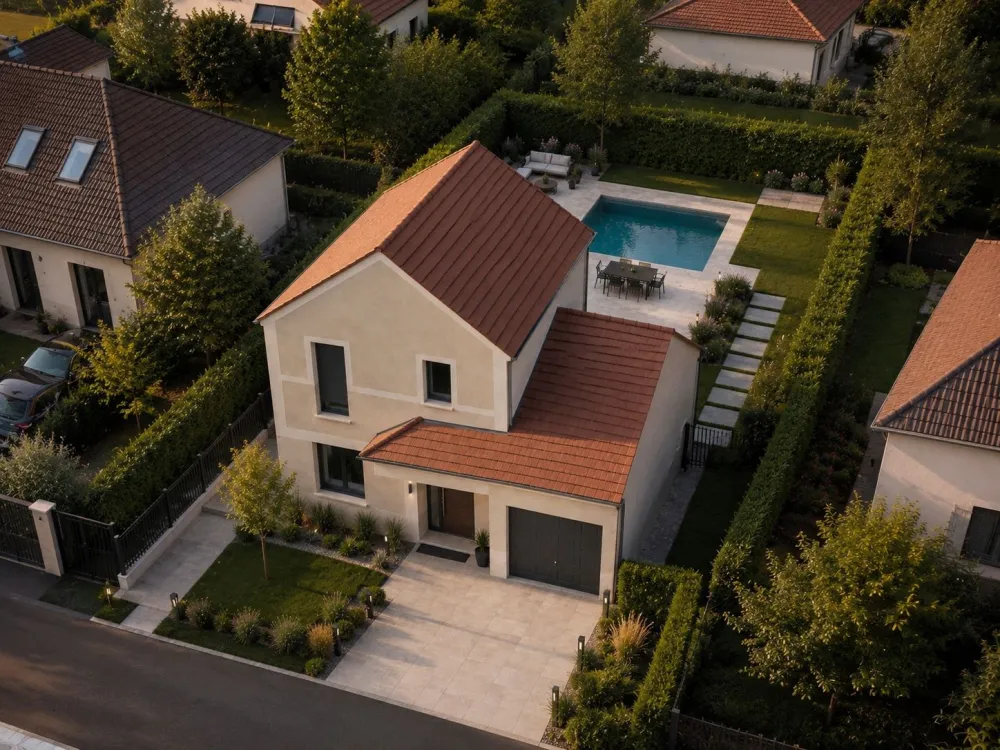 Image du modèle de maison 3 VD Façade avant R+1 100m2