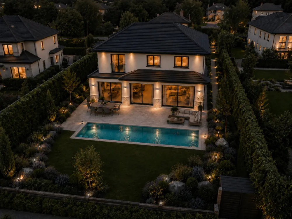 Image du modèle de maison 4 VD Façade Arrière R+1 130 m2-V2