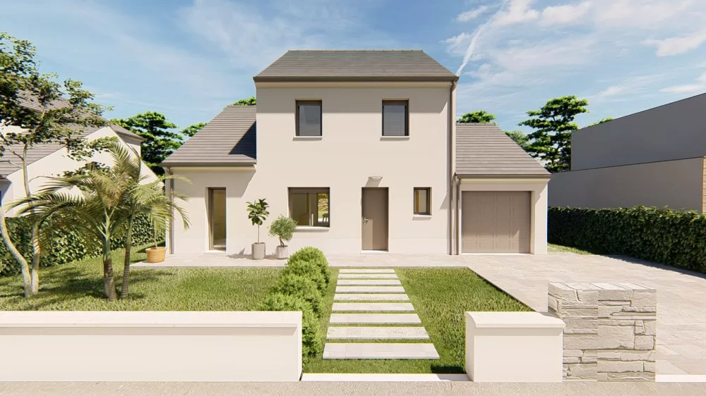 Image du modèle de maison Modulo 2pentes2