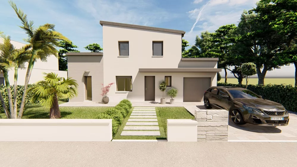 Image du modèle de maison Modulo zinc 2