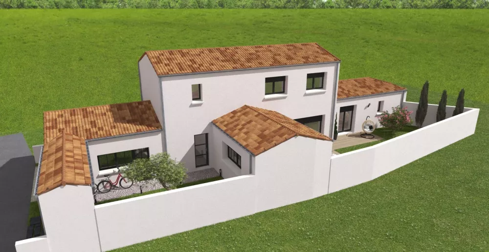 Image du modèle de maison 129m˝ 3chbr visu4