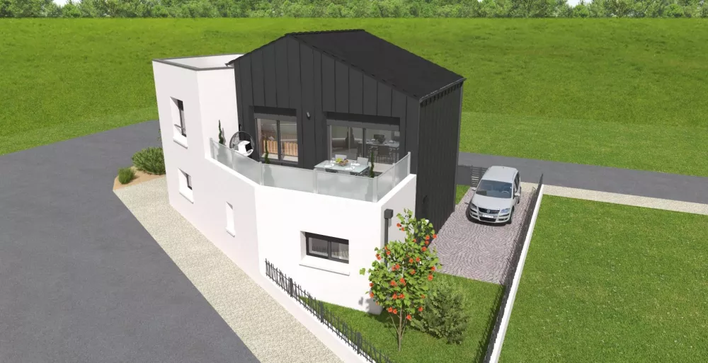 Image du modèle de maison 123m˝ 3chbr visu3