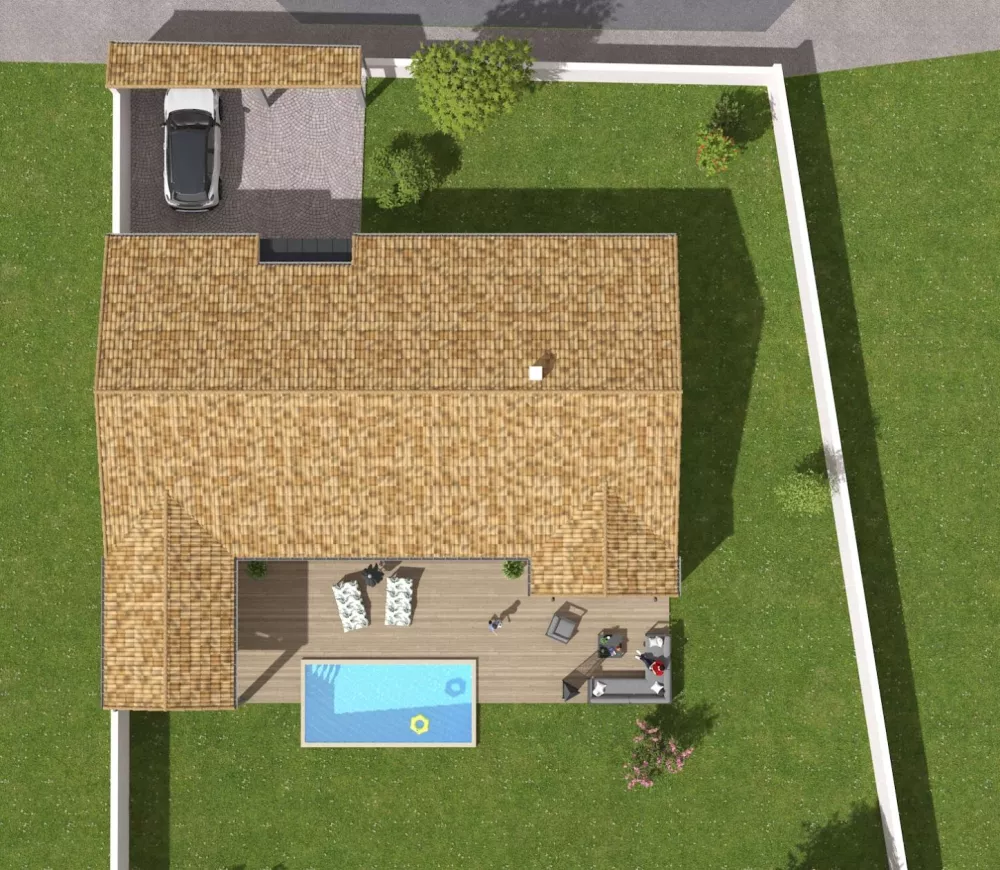 Image du modèle de maison VUE MASSE