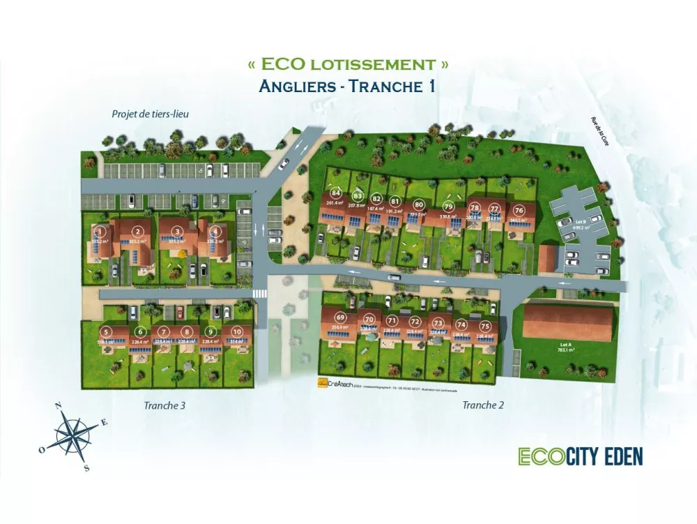 Image du modèle de maison ECO lotissement d'Angliers pm texturé bd