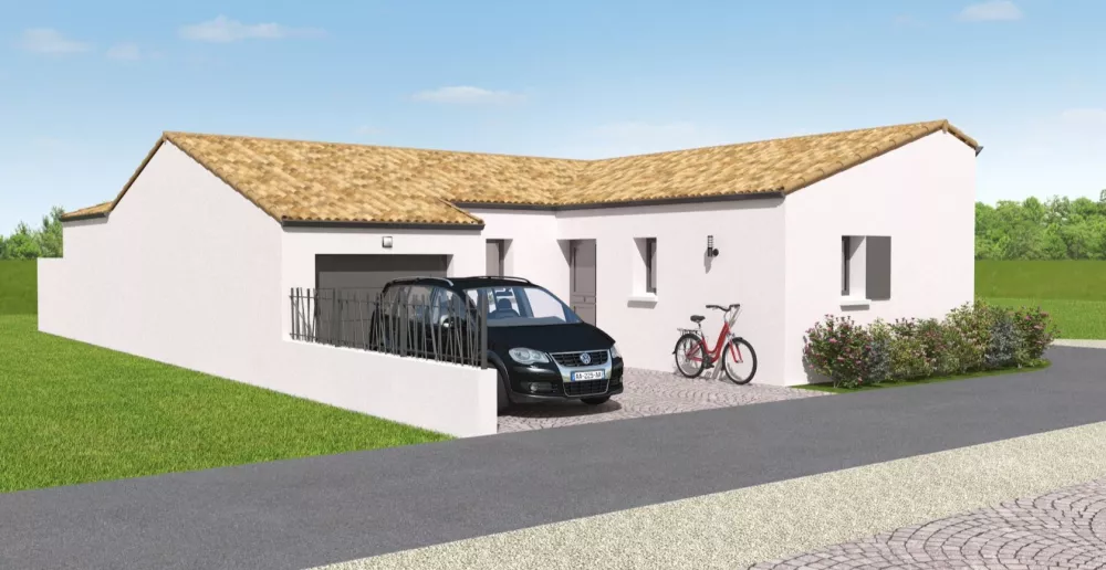 Image du modèle de maison 3CH 95m² garage 147000€
