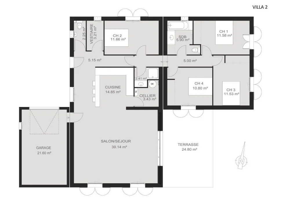 Image du modèle de maison plans
