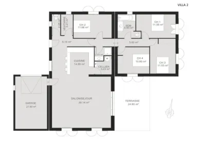 Image du modèle de maison plans