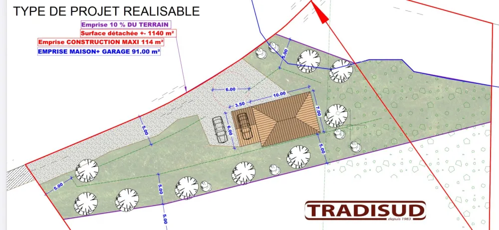 Image du modèle de maison TYPE DE PROJET REALISABLE