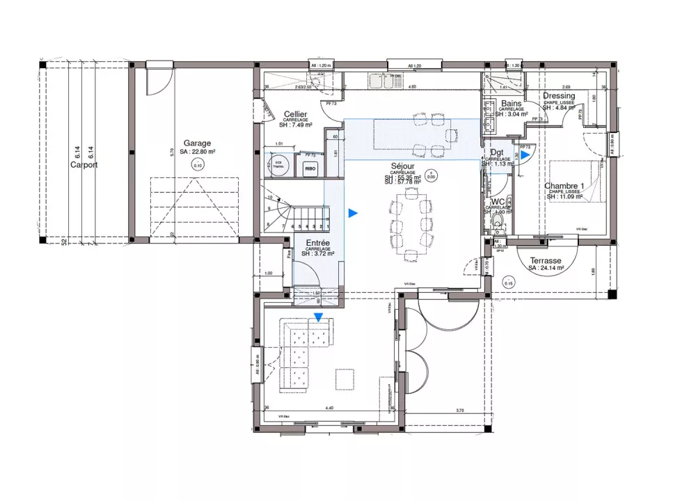 Image du modèle de maison RDC