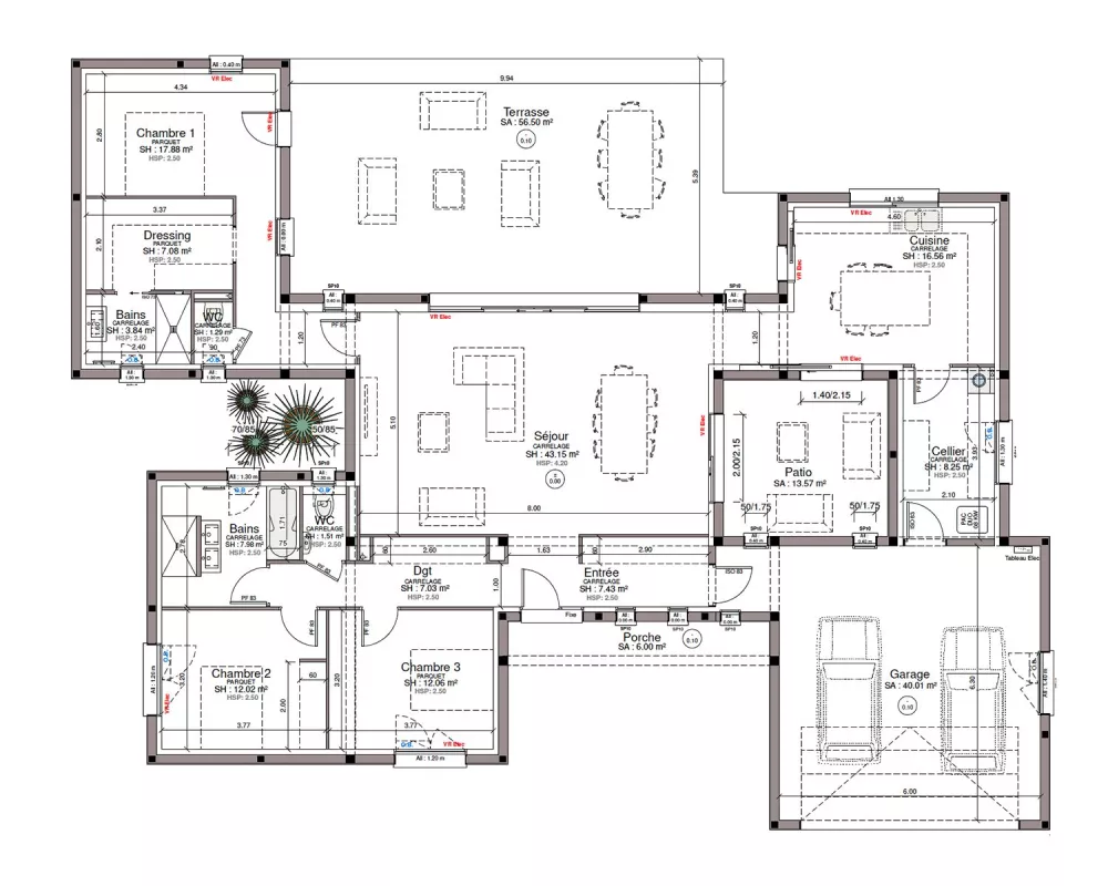 Image du modèle de maison RDC