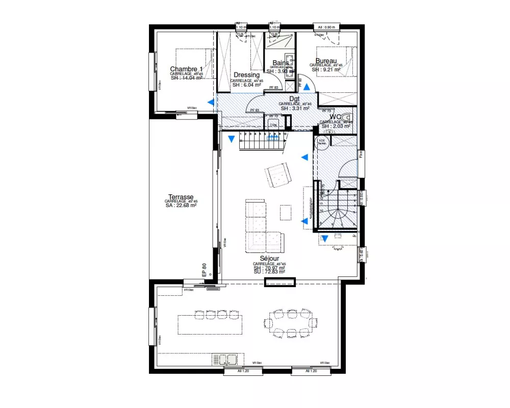 Image du modèle de maison RDC