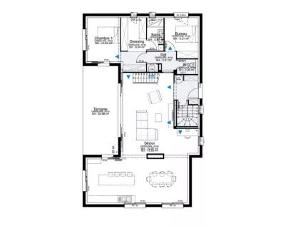 Image du modèle de maison RDC