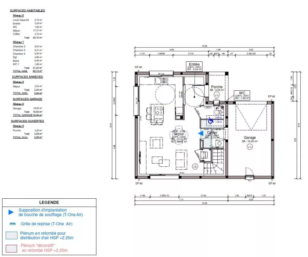Image du modèle de maison PLAN DE RDC A