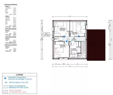Image du modèle de maison PLAN ETAGE A