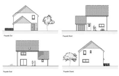 Image du modèle de maison PLANS FACADES A