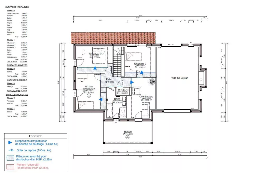 Image du modèle de maison PLAN ETAGE C