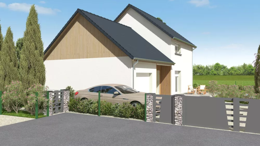 Image du modèle de maison 002 VISUEL 2 MAISON B
