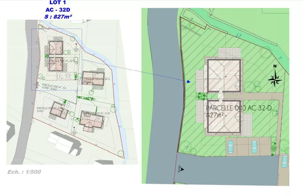Image du modèle de maison PLAN DE MASSE COLLECTIF