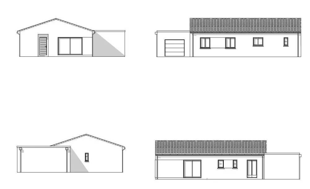 Image du modèle de maison façades ANDROMEDA 100