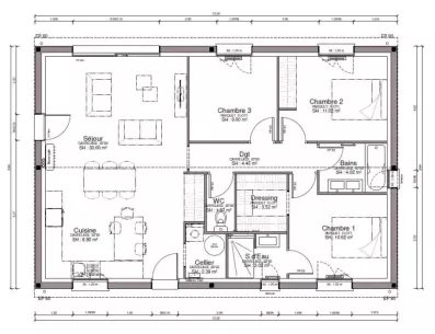 Image du modèle de maison MONTBARTIER CAPTURE PLAN