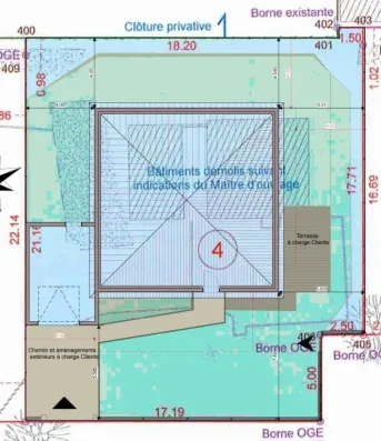 Image du modèle de maison Plan de masse MERIDIONALE