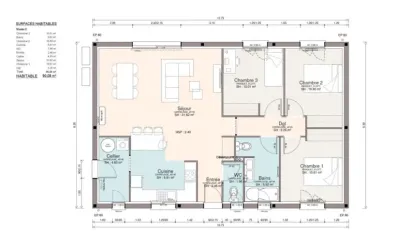 Image du modèle de maison Capture plan Comète
