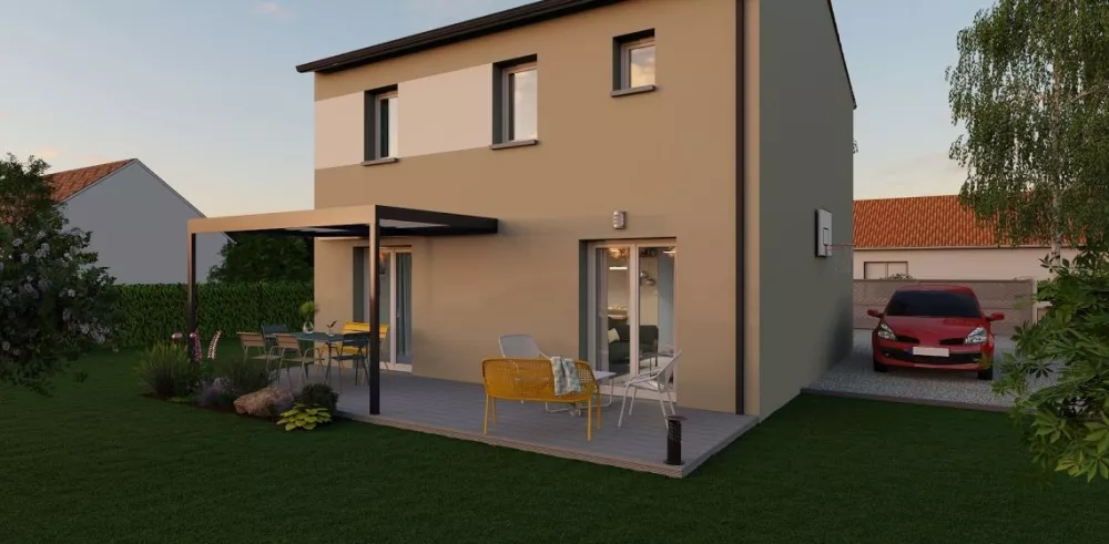 Image du modèle de maison ARPEGE-VUE ARRIERE NUIT
