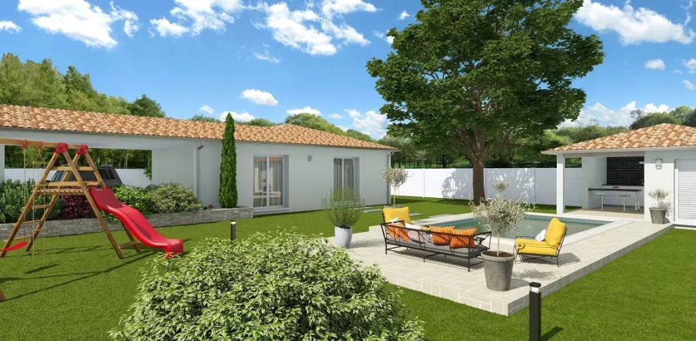 Image du modèle de maison CONCERTO-VUE ARRIERE