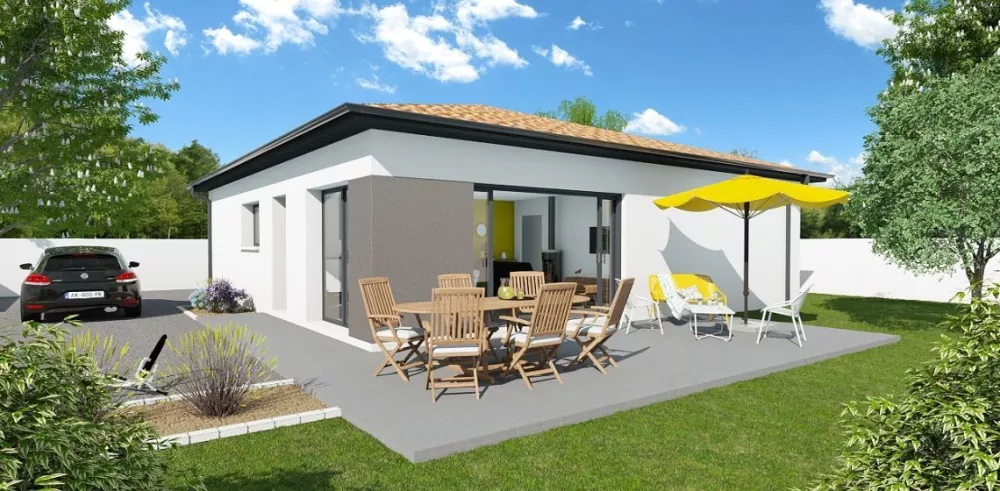 Image du modèle de maison ELEGIE-VUE ARRIERE