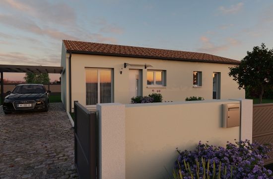 Image du modèle de maison SYMPHONIE-VUE AVANT NUIT