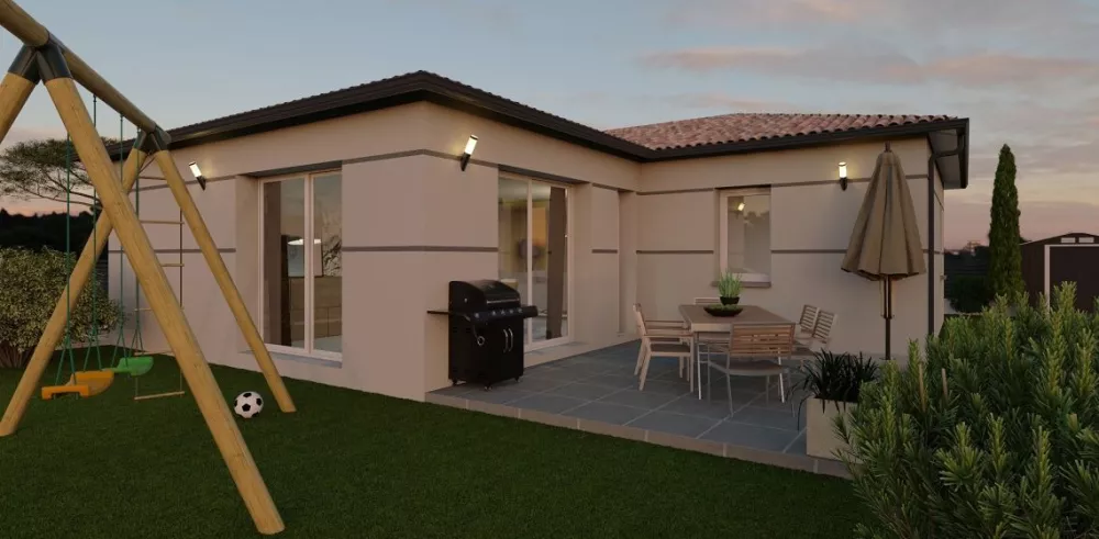 Image du modèle de maison 2020-VUE ARRIERE NUIT