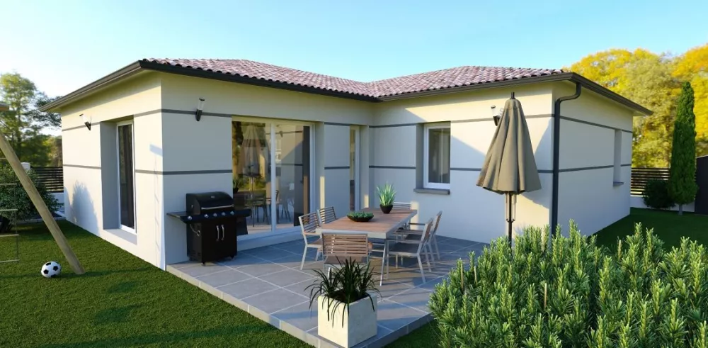 Image du modèle de maison 2020-VUE ARRIERE