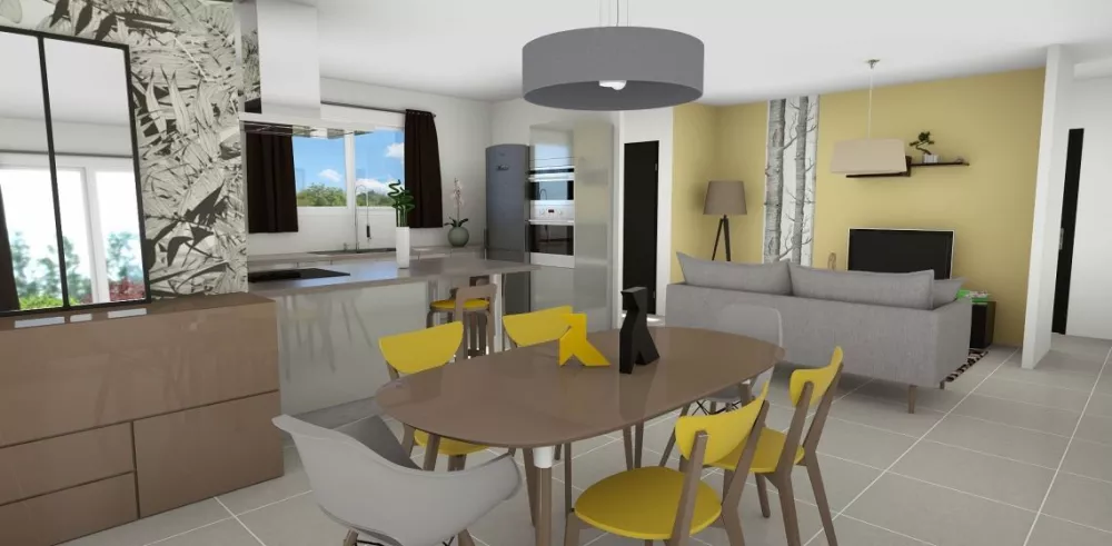 Image du modèle de maison 2020-VUE INTERIEURE