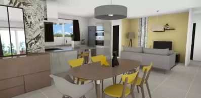Image du modèle de maison 2020-VUE INTERIEURE