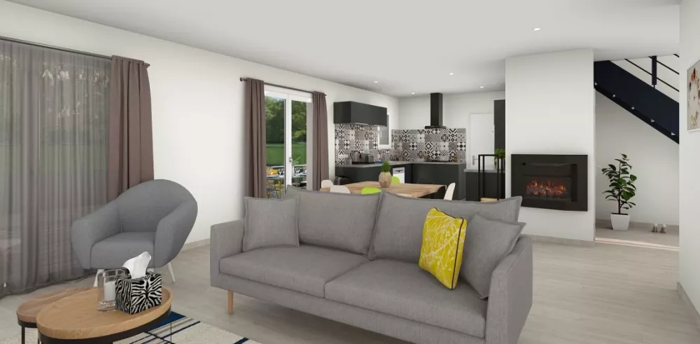 Image du modèle de maison FLOOR-VUE INTERIEURE